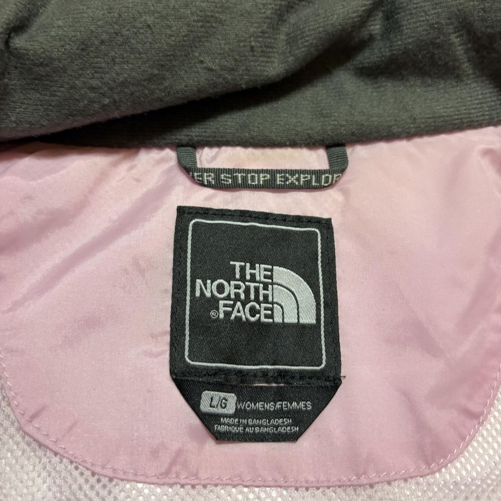 The North Face Jacket Womens Large Purple HyVent Hooded Waterproof Rain Shell - Picture 3 of 16